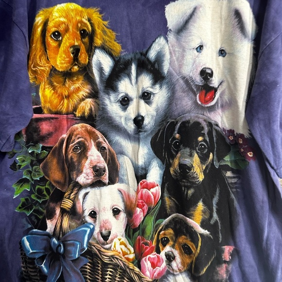 The Mountain Multicolor Puppy Print Tee - Picture 3 of 5